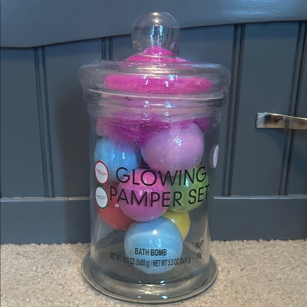 Spa Bath Bomb Gift Set • Multicolor Relaxing Self Care Bath Fizzies Bundle